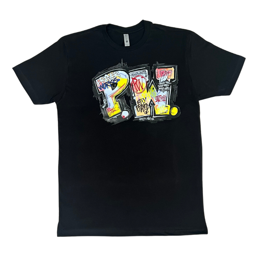 PW Graffiti Tee - Black