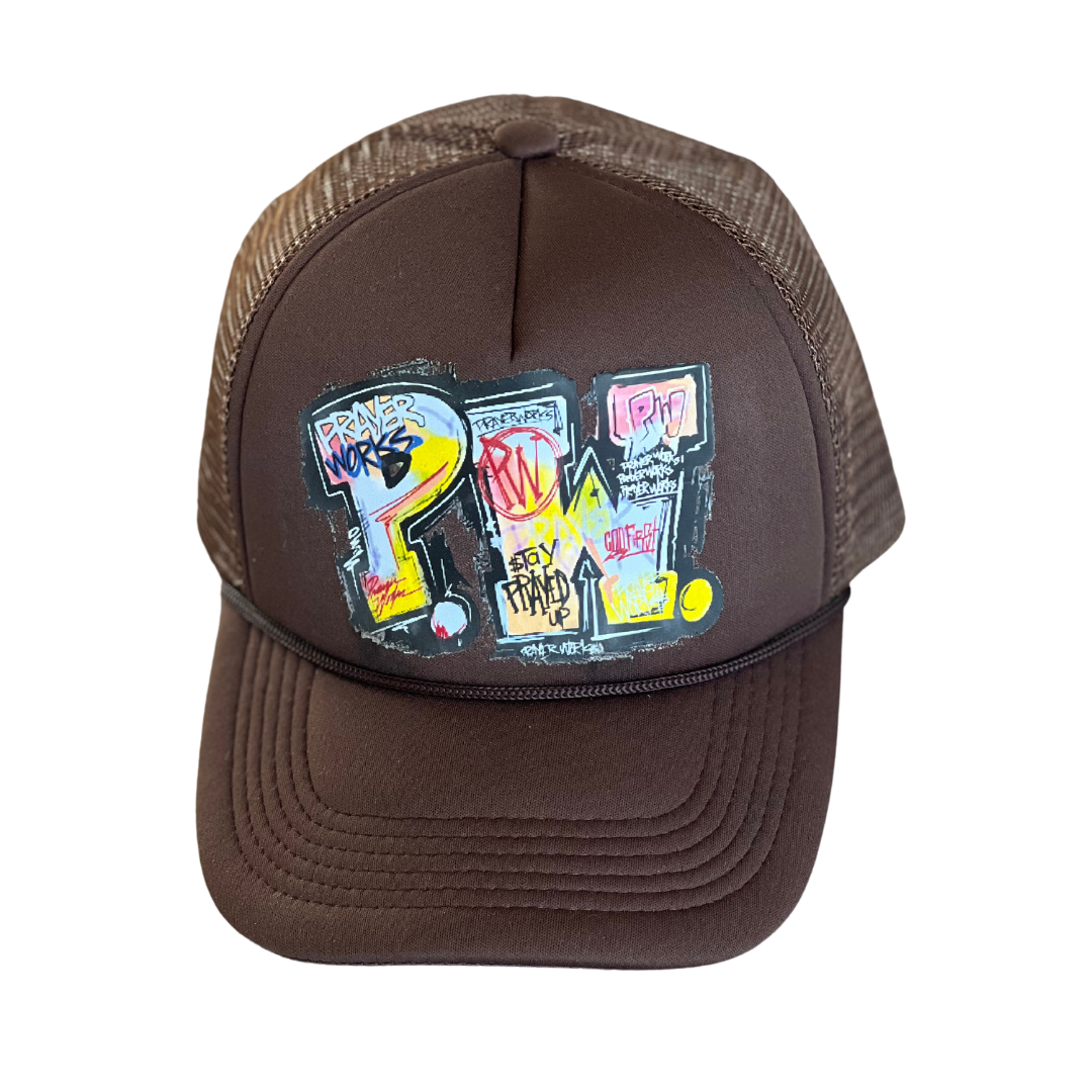 PW Grafitti - Trucker Snapback - Various Color Options