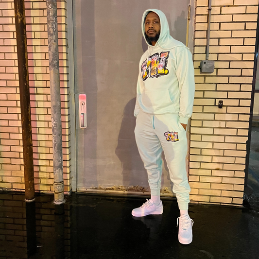 PW Graffiti Sweatsuit - Mint Green