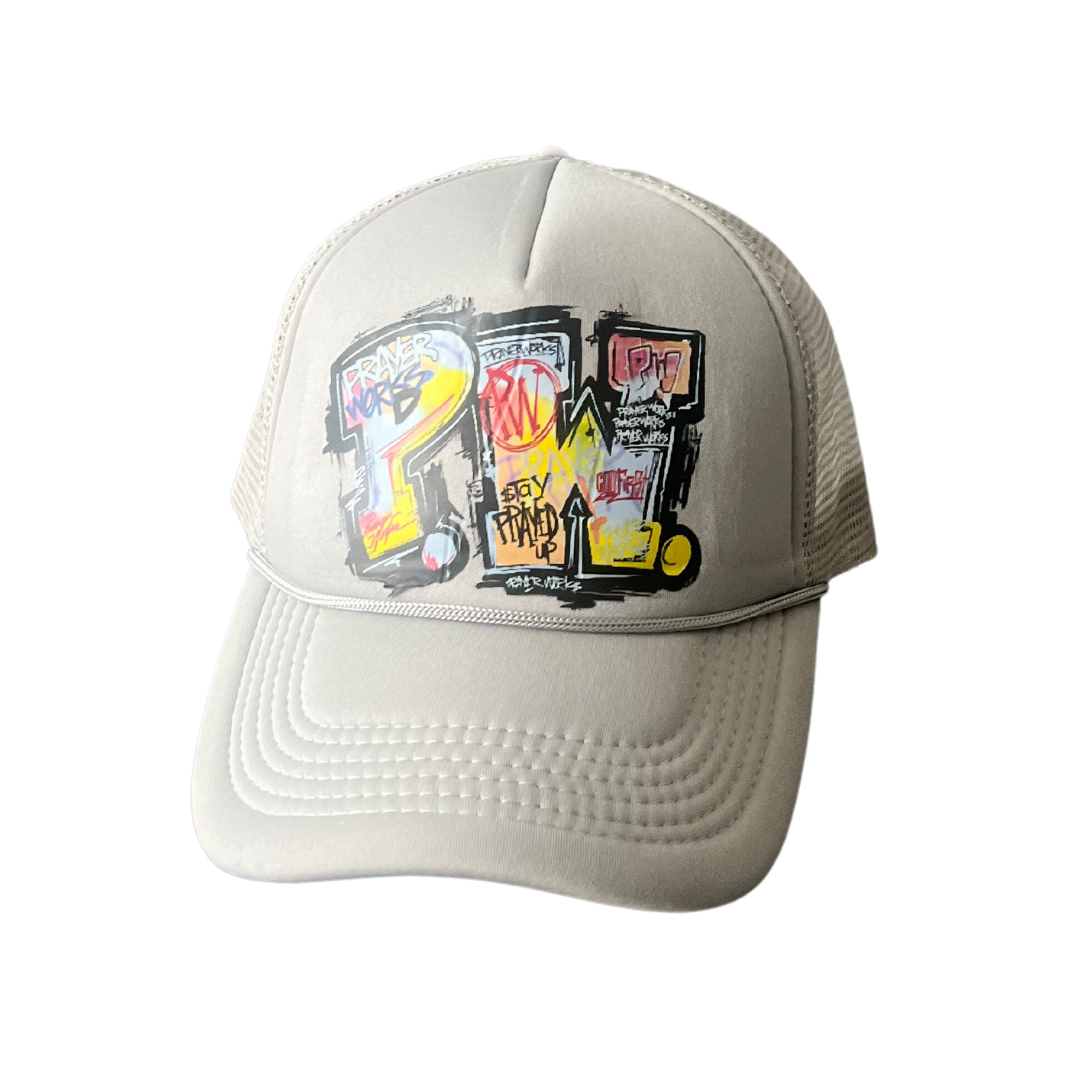 PW Grafitti - Trucker Snapback - Various Color Options