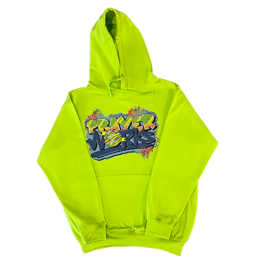 PW - Global Prayer - Hoodie -  Bright Green