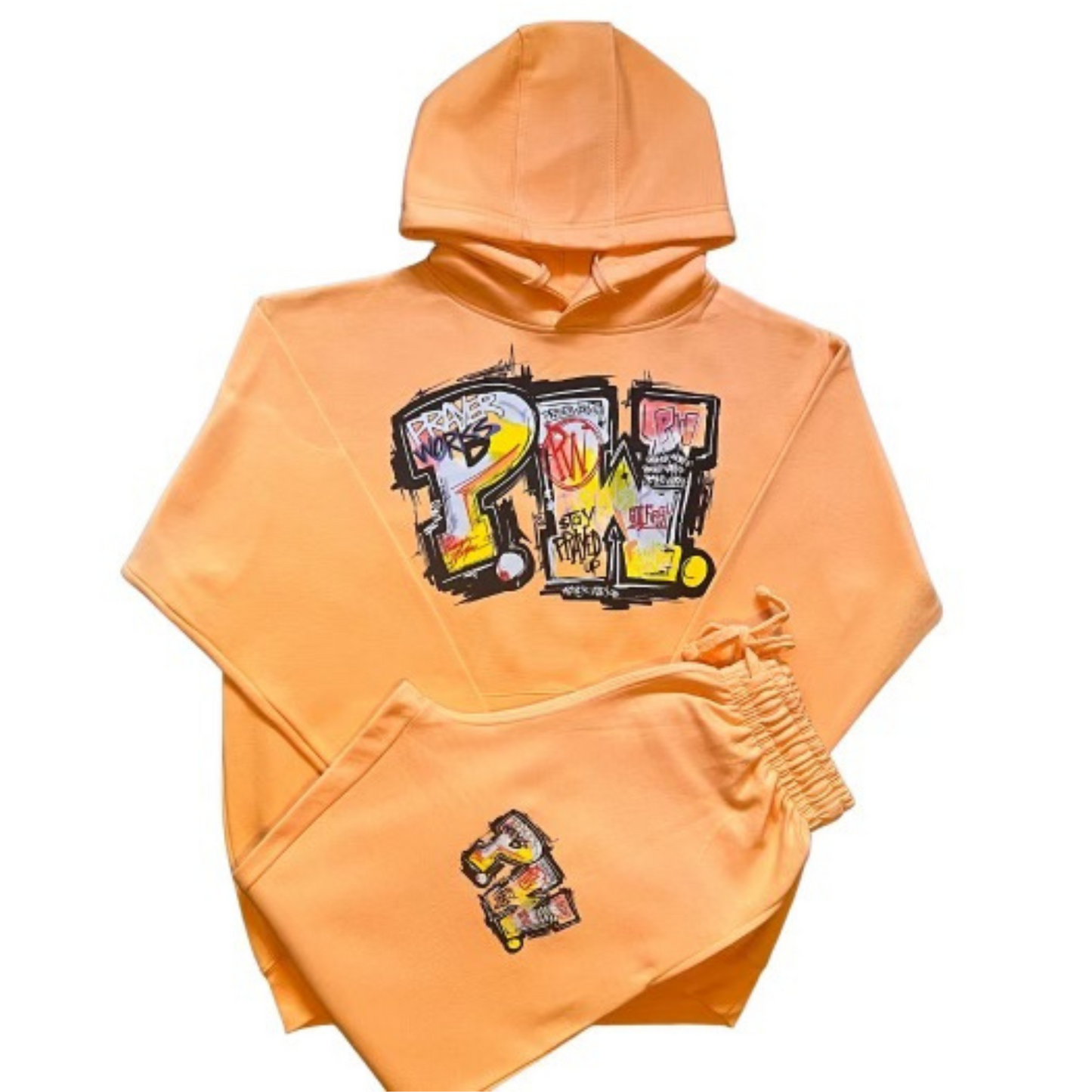 PW Graffiti Sweatsuit - Mango