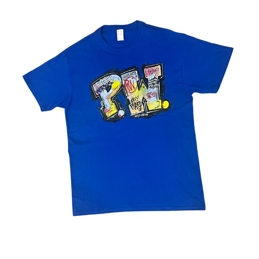 PW Graffiti Tee - Royal Blue